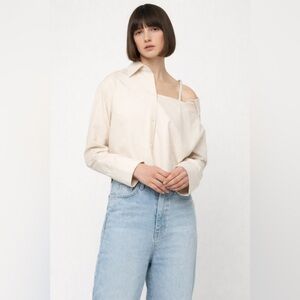 Oak And Fort Off Shoulder Blouse XS
